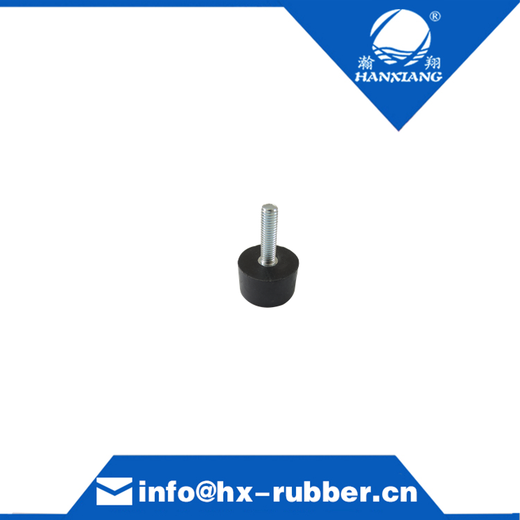 single screw cylindrical rubber damper for household