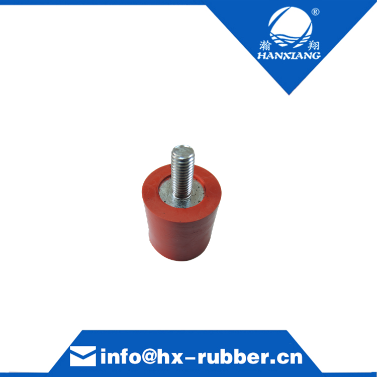  single screw cylindrical rubber buffer / damper 